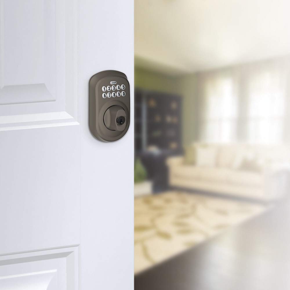 Smart Keypad Deadbolt Lock - Electronic Keyless Entry Door Lock for Home Security - Ideal for Front Doors, Back Doors & Apartments