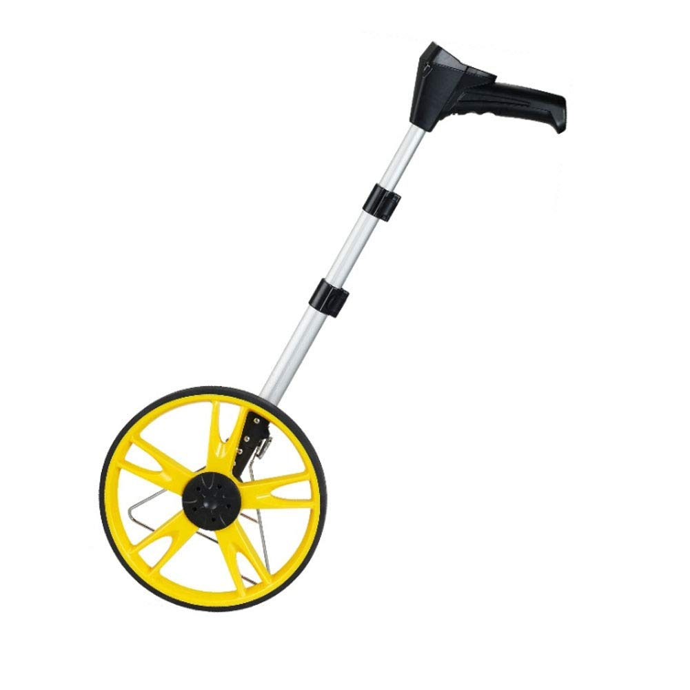 Digital Measuring Wheel with Large Diameter & Foldable Design - Precision Distance Measurement Tool with LCD Display, Storage Bag & Extendable Handle for Land Surveying, Construction, Gardening & Outdoor Projects