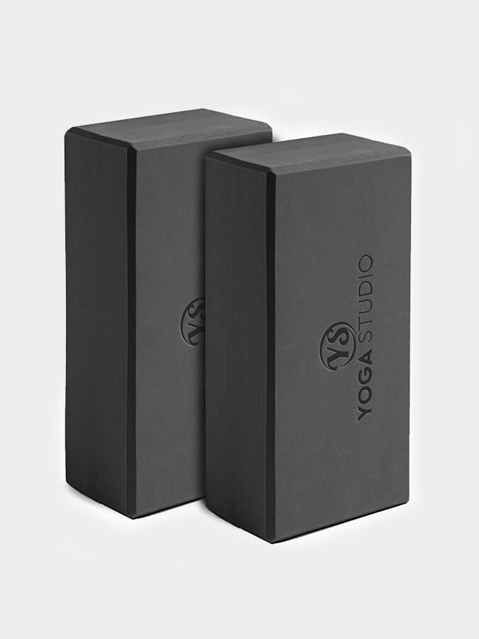 Premium EVA Yoga Blocks Twin Pack - Non-Slip Yoga Bricks for Stability & Alignment - Ideal for Hot Yoga, Pilates, and Home Workouts