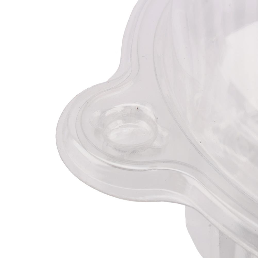 100 Pcs Clear Plastic Fruit Box - Dome Snack Container for Cupcakes, Desserts, Party Favors | Reusable Food Storage for Home, Kitchen, Dining Room & Events