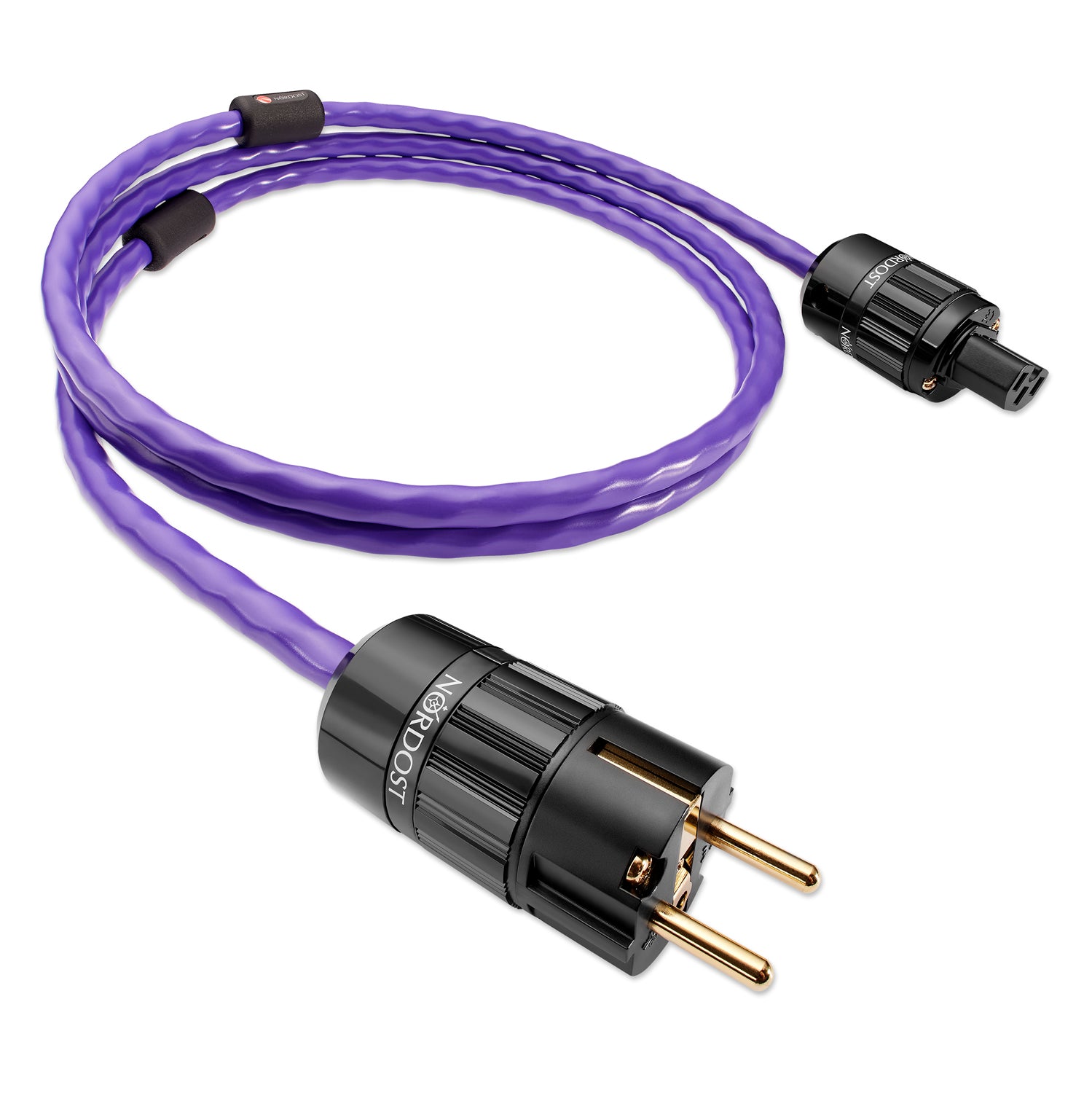 Nordost Leif 3 Purple Flare 3 Power Cord - Premium Audio Power Cable for Hi-Fi Systems, Home Theater & Audiophile Equipment (6ft) - Perfect for Turntables, Amplifiers & High-End Audio Components