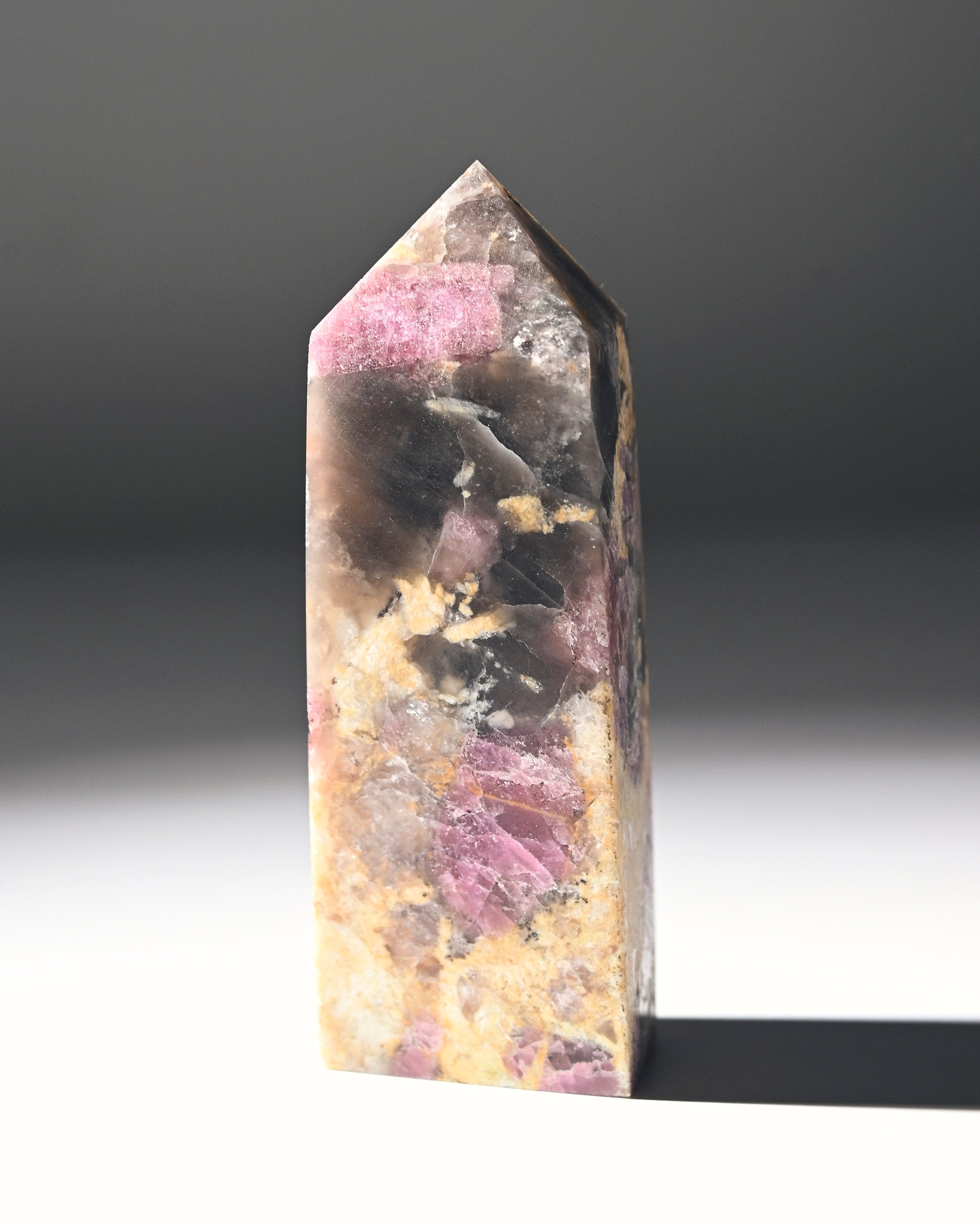 Natural Pink Tourmaline Crystal Point - Healing Stone for Meditation, Chakra Balancing & Energy Work | Perfect for Home Decor, Yoga Spaces & Spiritual Gifts