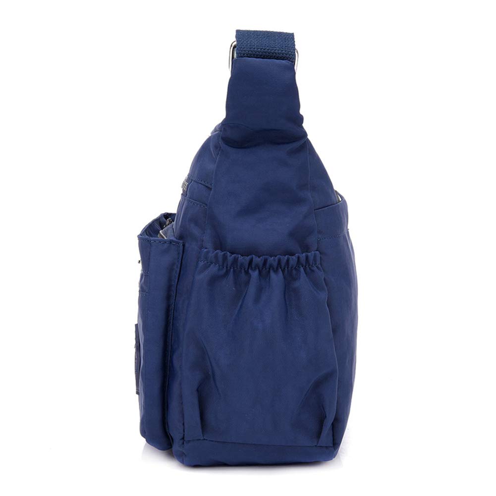 **MINTEGRA Women's Waterproof Nylon Crossbody Bag - Lightweight Shoulder Purse with Multiple Pockets for Travel, Work & Daily Use**