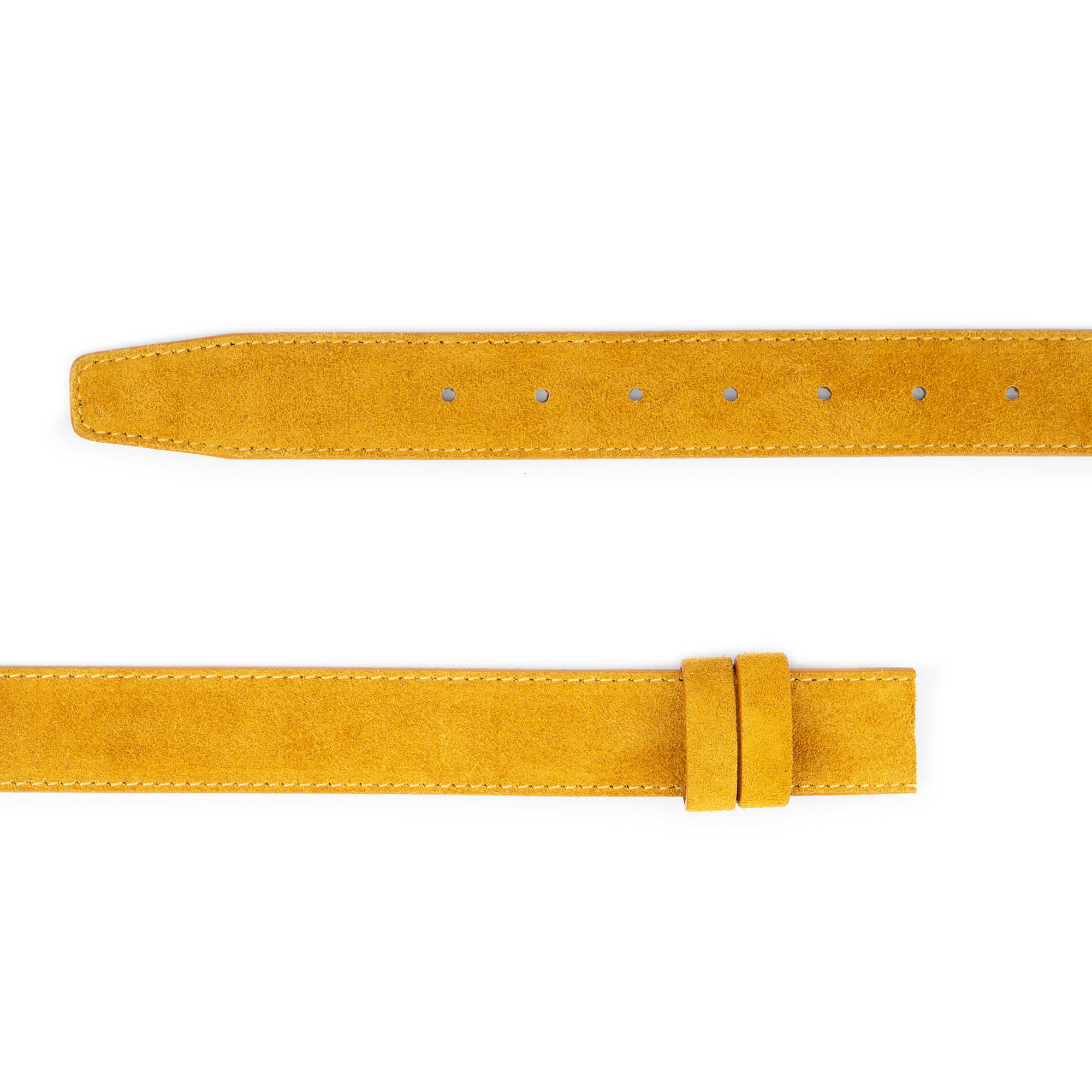 3.5 cm Camel Suede Leather Replacement Belt Strap for Montblanc Buckles - Premium Accessory for Business & Formal Wear