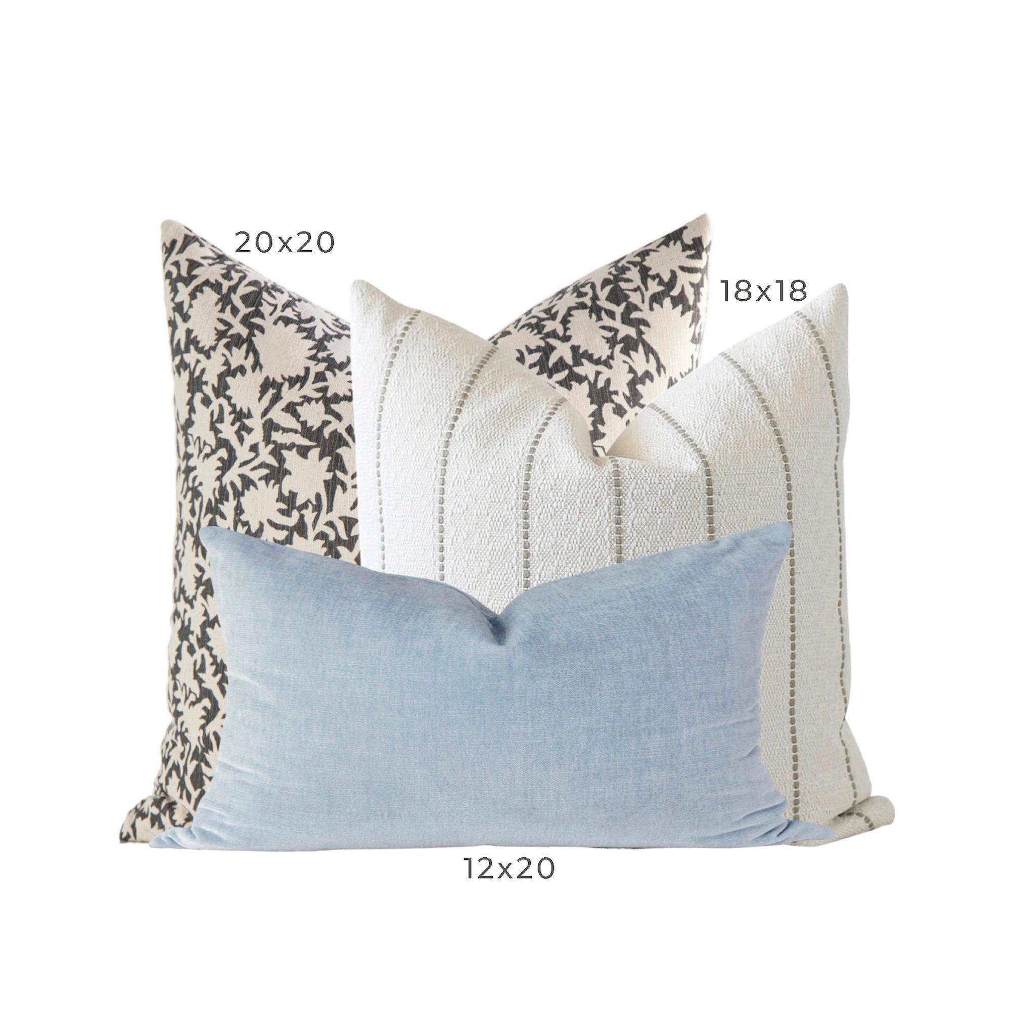 Premium Pillow Combination Set #165 - Soft & Supportive Bed Pillows for Side, Back & Stomach Sleepers - Perfect for Home, Hotel & Guest Room Comfort