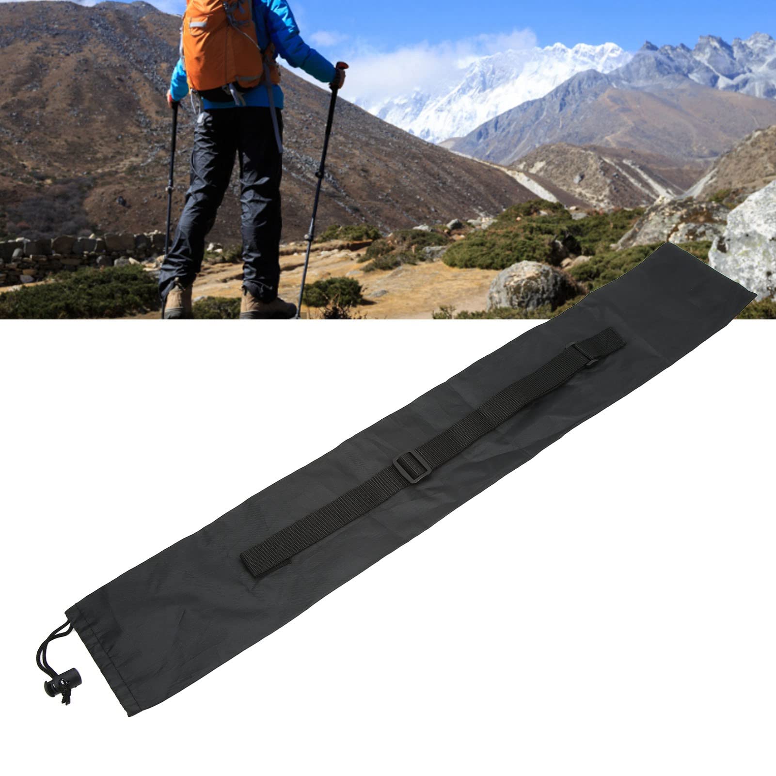 Alomejor Hiking Pole Carrying Bag - Portable Trekking Pole Storage Pouch for Walking Sticks & Hiking Poles - Perfect for Outdoor Adventures, Camping & Mountain Climbing