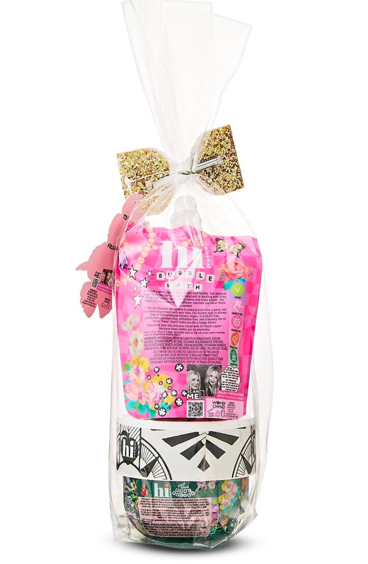 Luxury Bath Bomb & Body Butter Gift Set with Gold Bow - Perfect for Spa Day, Self Care, Birthday & Holiday Gifts