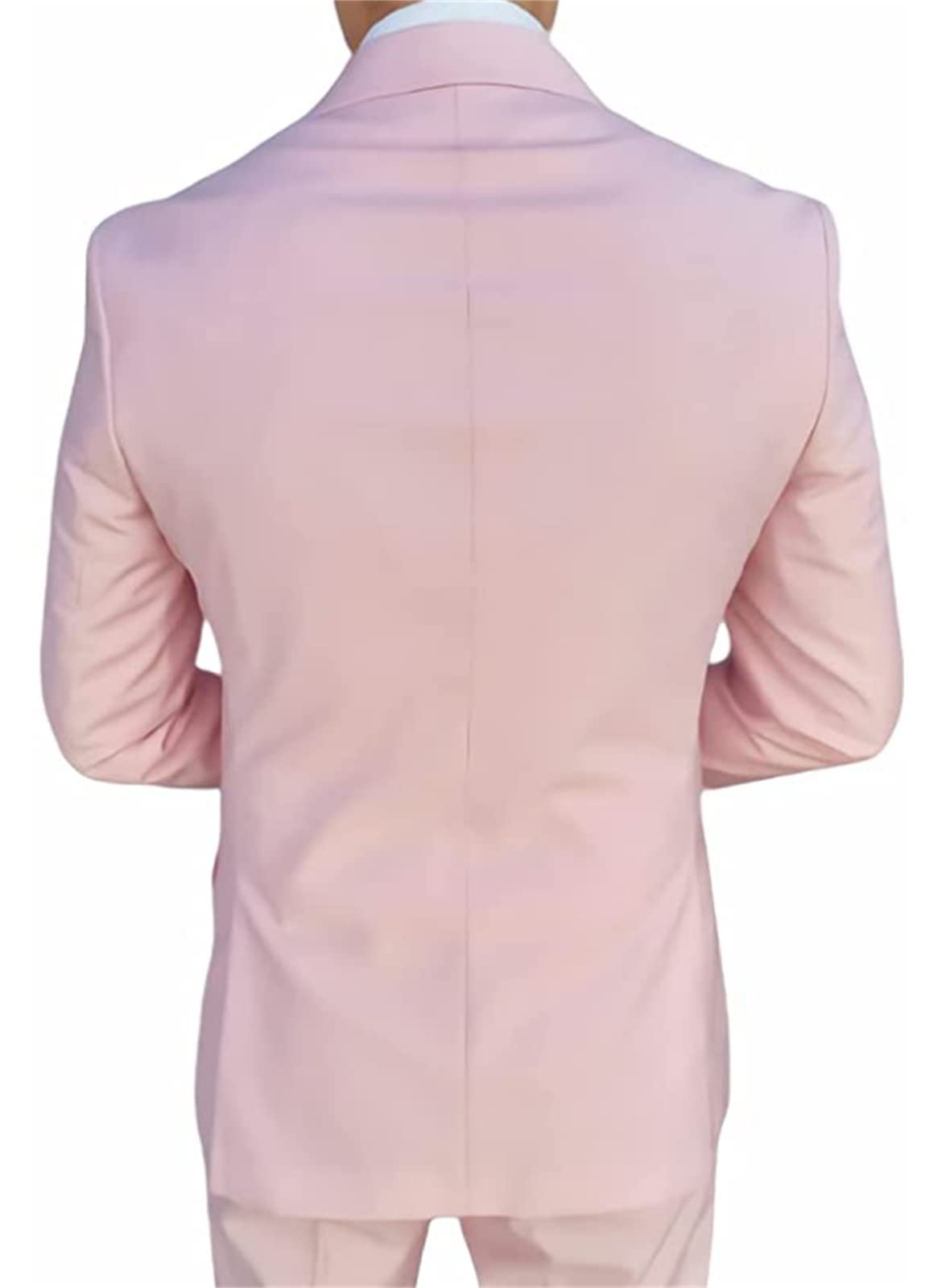 Peak Lapel Men's Wedding Suit Set (Jacket & Pants) - Slim Fit Business Tuxedo for Groom, Office & Formal Events | Perfect for Weddings, Proms and Business Meetings