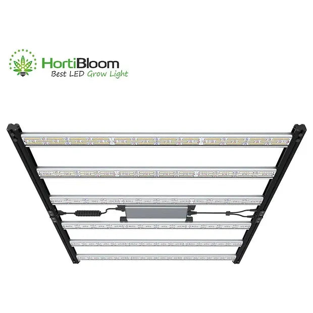 HortiBloom Mega Optic 720W Full Spectrum LED Grow Light for Indoor Plants - High Efficiency Hydroponic Lighting for Vegetables, Flowers, and Herbs | Perfect for Grow Tents, Greenhouses, and Home Gardening