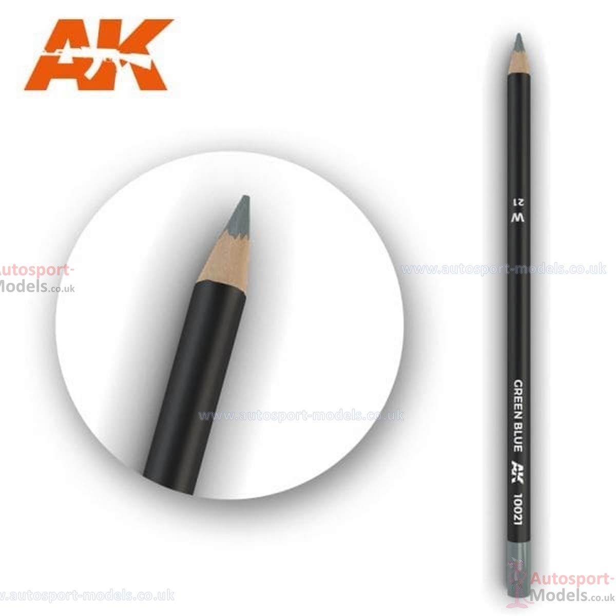 AK Interactive AKI 10043 Weathering Pencil Set - Grey & Blue for Model Painting | Scale Model Weathering Tools for Miniatures & Dioramas | Perfect for Realistic Rust, Dirt & Paint Effects