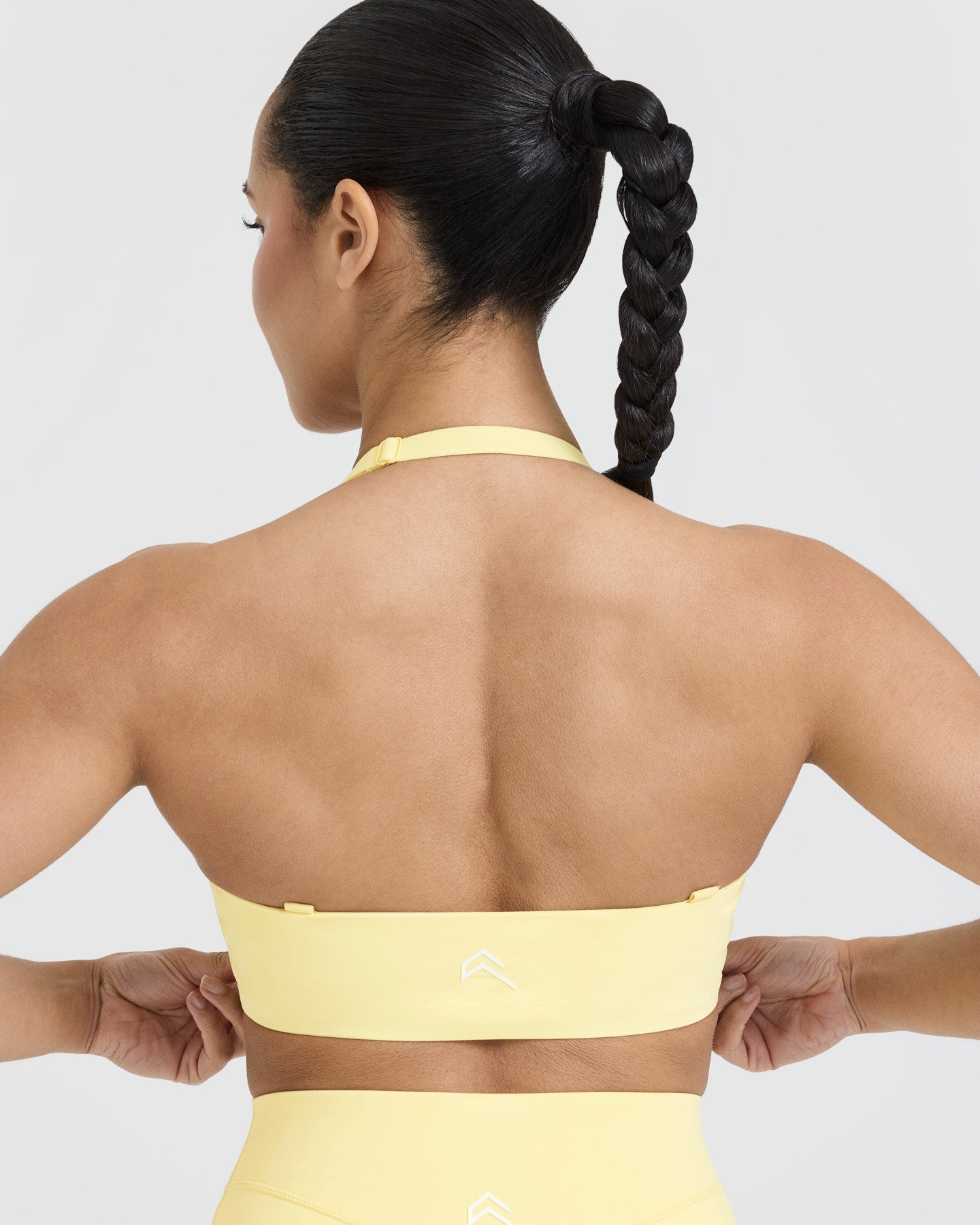Unified Twist Sports Bra | Sherbert Yellow | High Support Workout Top for Yoga, Running & Gym | Women's Athletic Wear