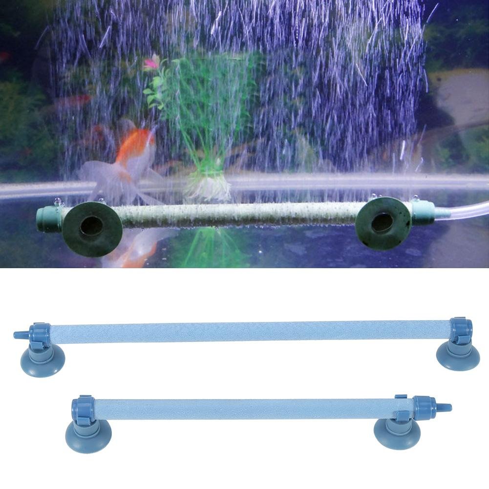 Keenso 28-inch Air Stone Bubble Bar for Fish Aquarium – Aeration Tube with Suction Cups, Oxygen Pump Diffuser Accessory – Perfect for Freshwater & Saltwater Tanks, Hydroponics, and Pond Aeration