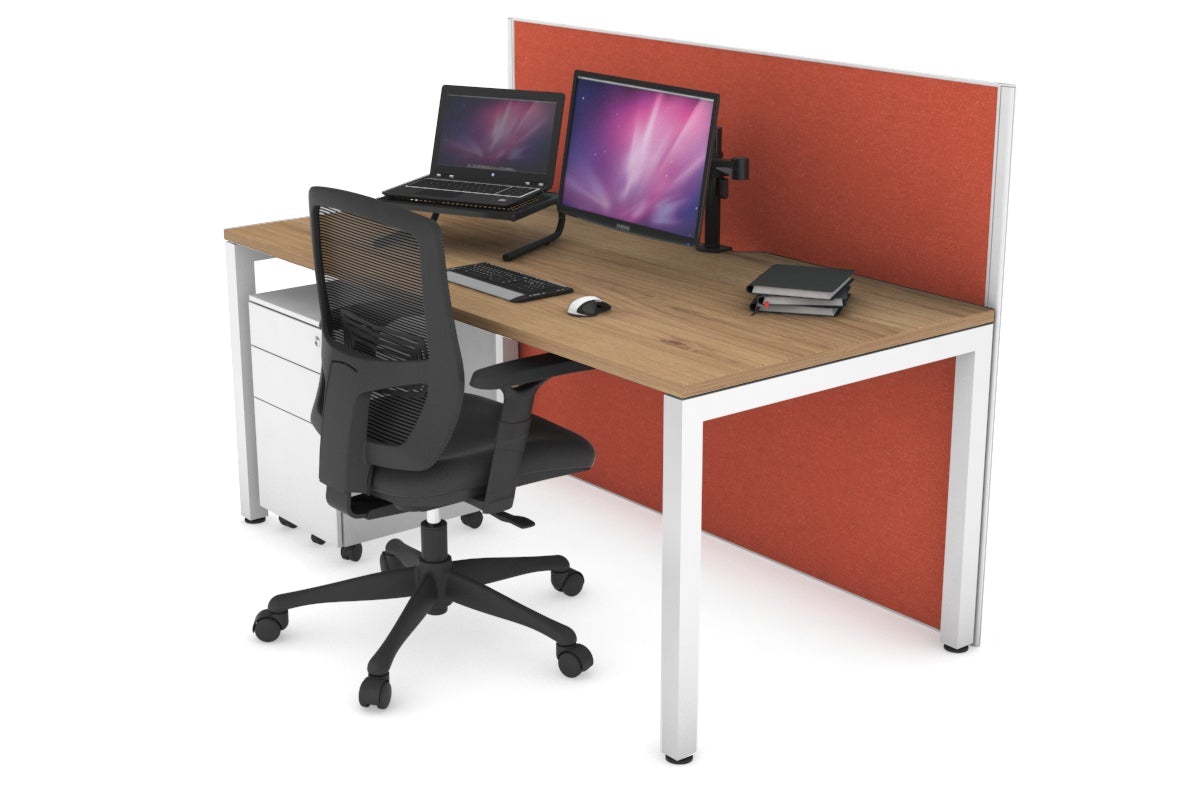 Horizon Quadro Square Legs Office Desk - 63
