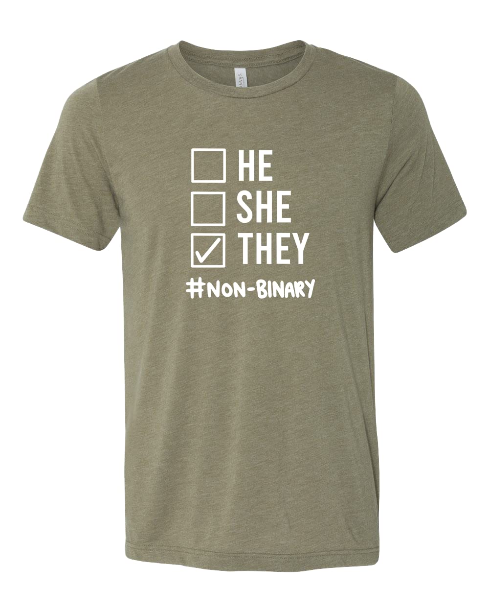 He She They Pride Shirt - Love Is Love LGBT Sweatshirt for Gay Pride Month | Gender Equality & Human Rights Tee for LGBTQ+ Allies, Parades & Celebrations