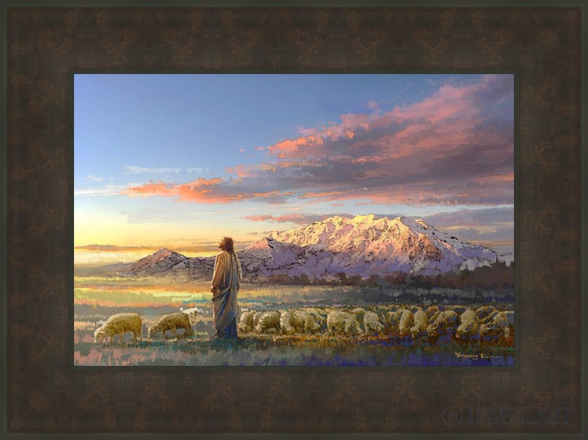 All His Majesty Christian Wall Art by Yongsung Kim - Inspirational Jesus Painting for Home, Church & Office Decor