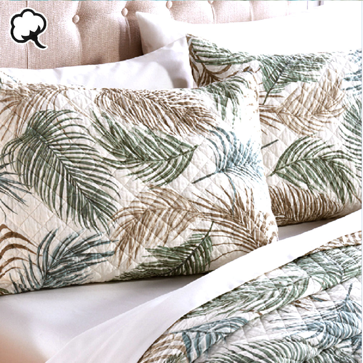 100% Cotton Lightly Quilted Coverlet Set - Aurora Queen Size Bedspread for Cozy Bedroom Decor | Perfect for Guest Rooms, Master Bedrooms & Winter Warmth