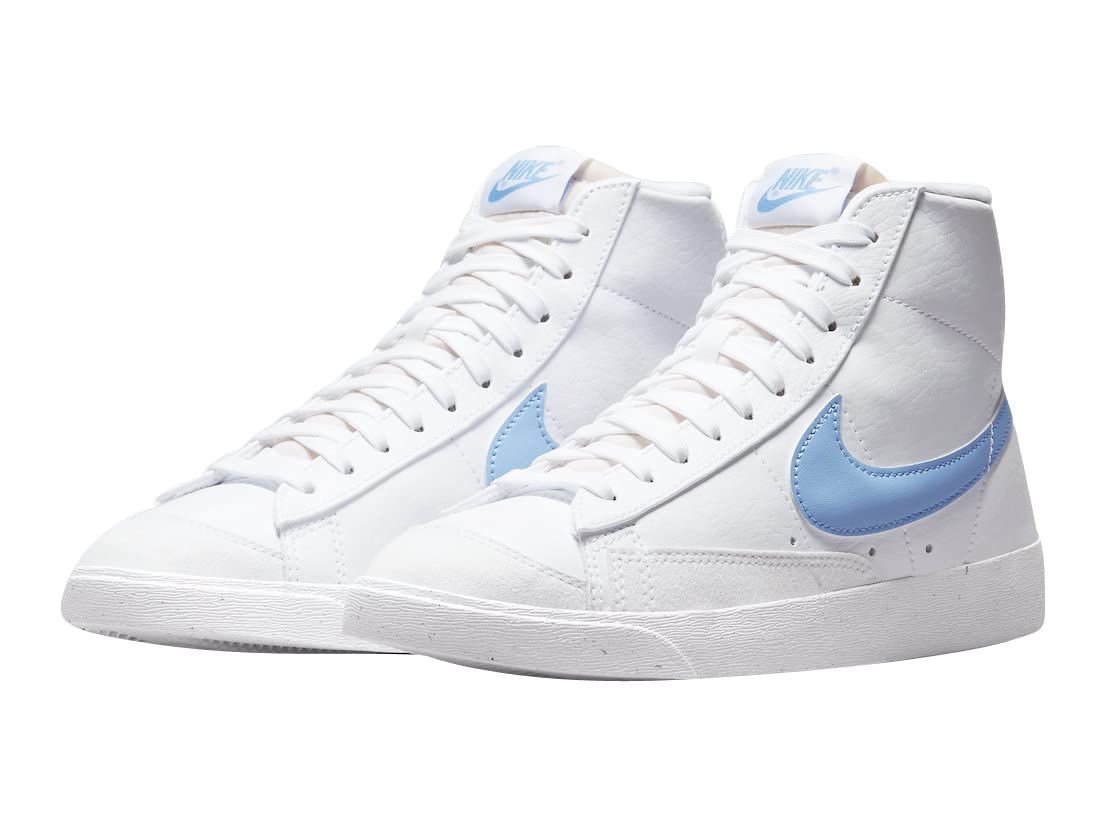 Nike Blazer Mid 77 Next Nature Women's Sneakers in University Blue - Size 7 | Eco-Friendly Basketball Shoes for Women | Perfect for Casual Wear, Street Style & Gym Workouts