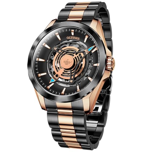 G3206:Rose Gold Black Face