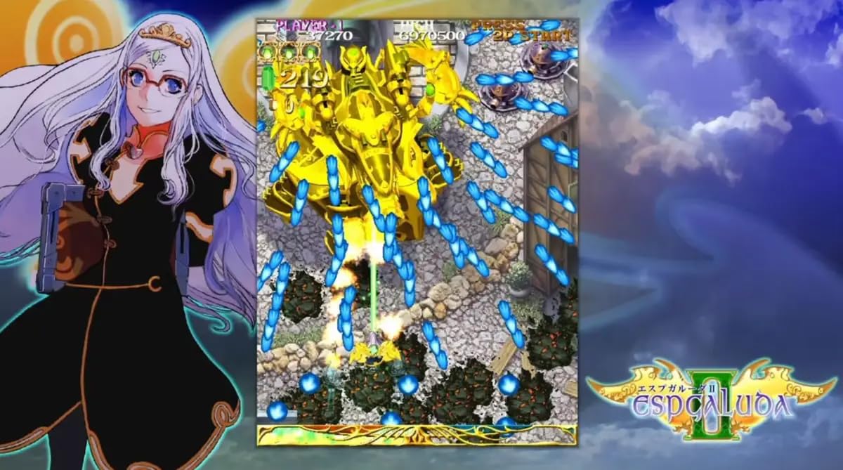 Espgaluda II - Nintendo Switch Game | Classic Shoot 'Em Up for Arcade Fans - Perfect for Home Gaming & Travel Entertainment