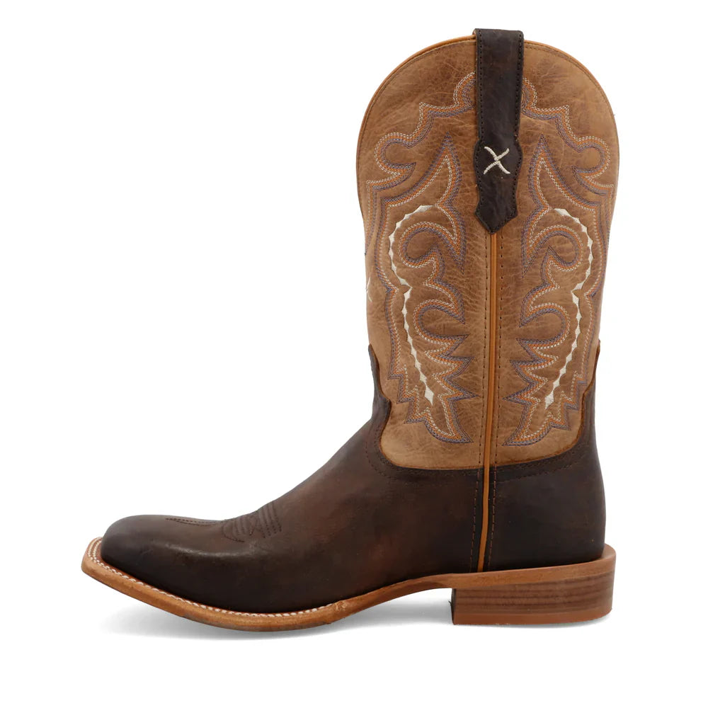 Men's 12 Rancher Boots - Durable Leather Work Boots for Men | Comfortable & Stylish Cowboy Boots for Outdoor Work, Hiking & Western Fashion