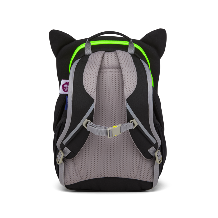 Affenzahn Large Friends Black Panther Backpack for Kids - Durable & Lightweight School Bag for Boys & Girls - Perfect for School, Travel & Outdoor Adventures