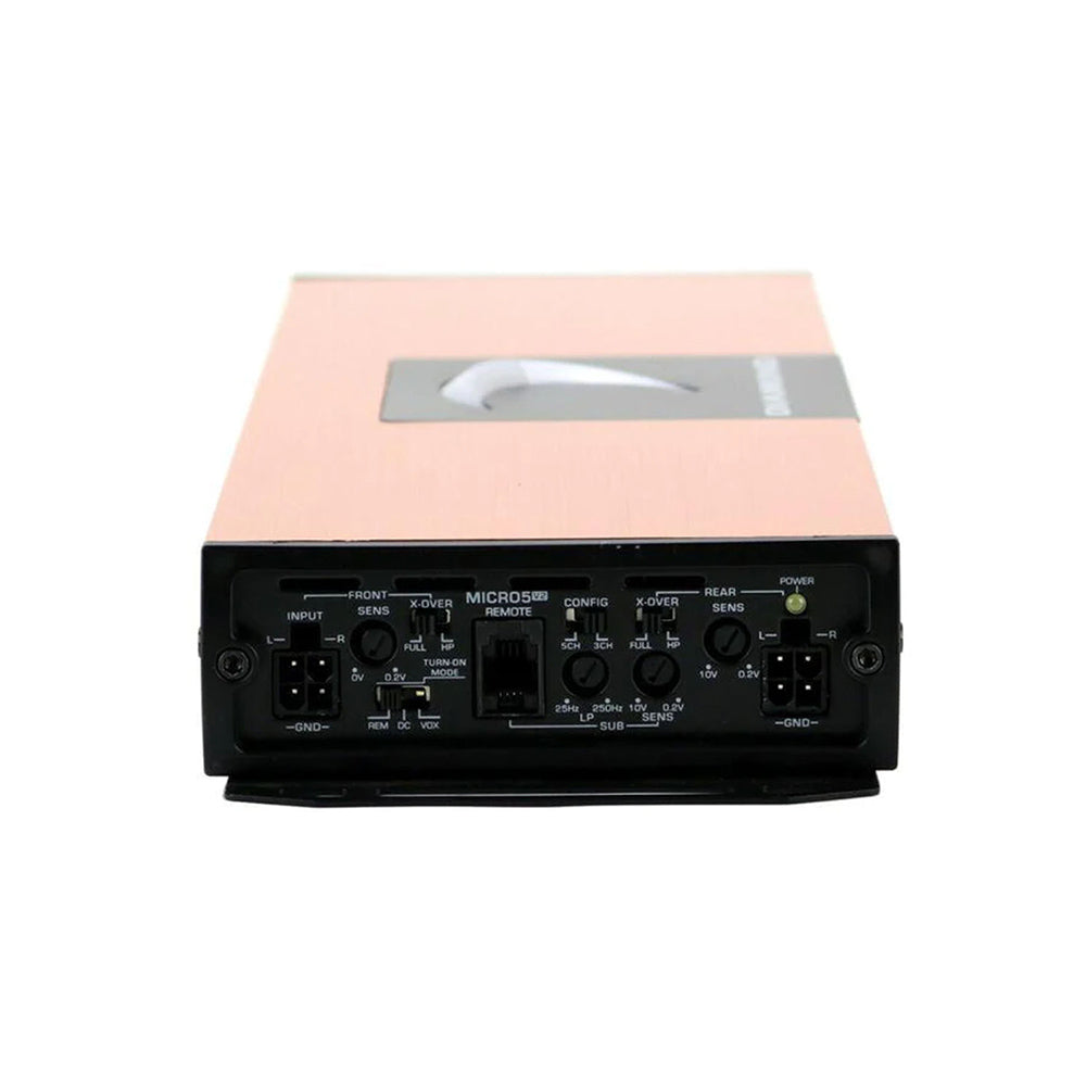 Diamond Audio MICRO5V2 900W RMS 5-Channel Class D Car Amplifier - Refurbished | High Power Full Range Audio for Cars, Trucks & SUVs | Perfect for Upgrading Your Vehicle Sound System