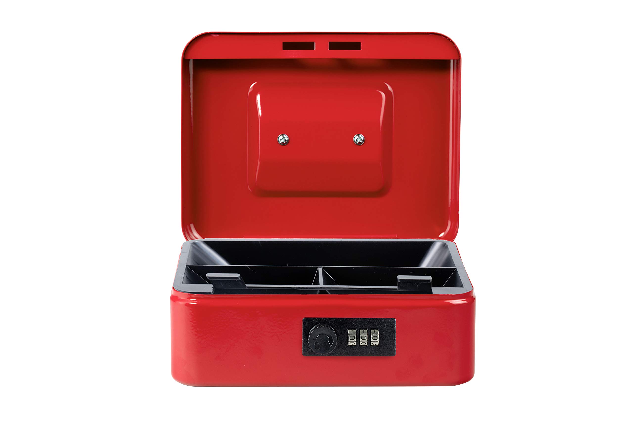Burg-Wächter Secure Steel Lock Box with Combination Lock - Code 5020, Red | Ideal for Home, Office & Travel Security (Safe Storage for Valuables, Keys & Documents)