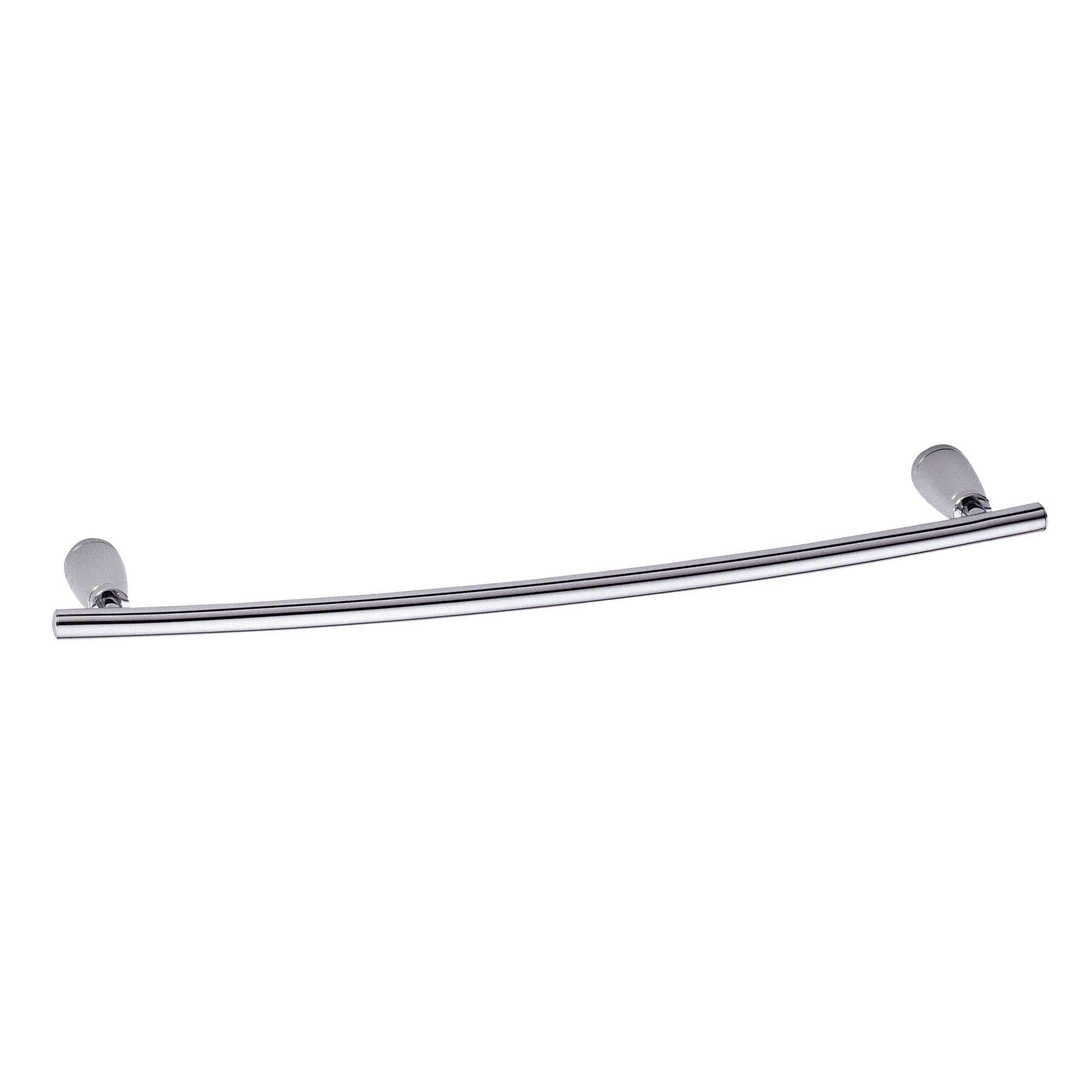 Danze Sonora 18-Inch Curved Chrome Towel Bar - Bathroom & Kitchen Towel Holder for Modern Home Decor