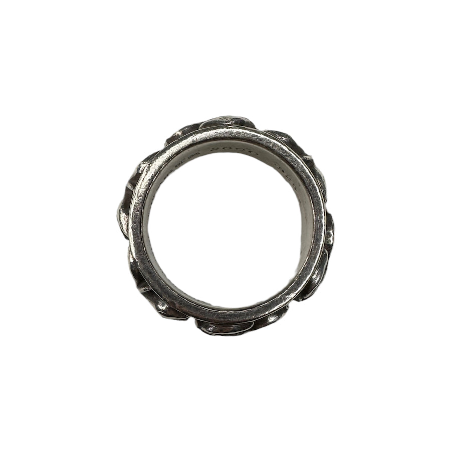 Chrome Hearts Eternity Vine Ring - 925 Sterling Silver for Men & Women, Gothic Jewelry for Everyday Wear & Special Occasions