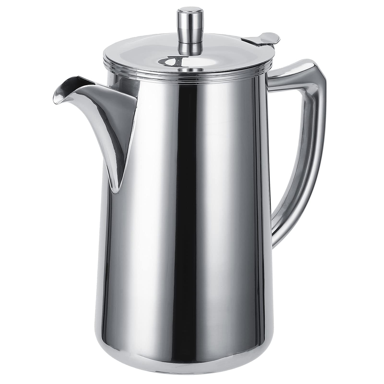 Premium Stainless Steel Tea Infuser Pot - Durable Loose Leaf Tea Brewer with Handle for Home, Office & Travel - Perfect for Green Tea, Herbal Tea & Iced Tea Brewing