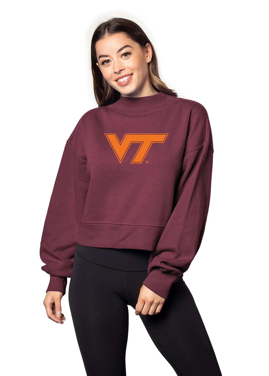 Chicka-D Women's Haily Sweatshirt - Cozy Fleece Pullover for Casual Wear, Loungewear & Fall Fashion | Soft Comfortable Crewneck Sweatshirt for Women