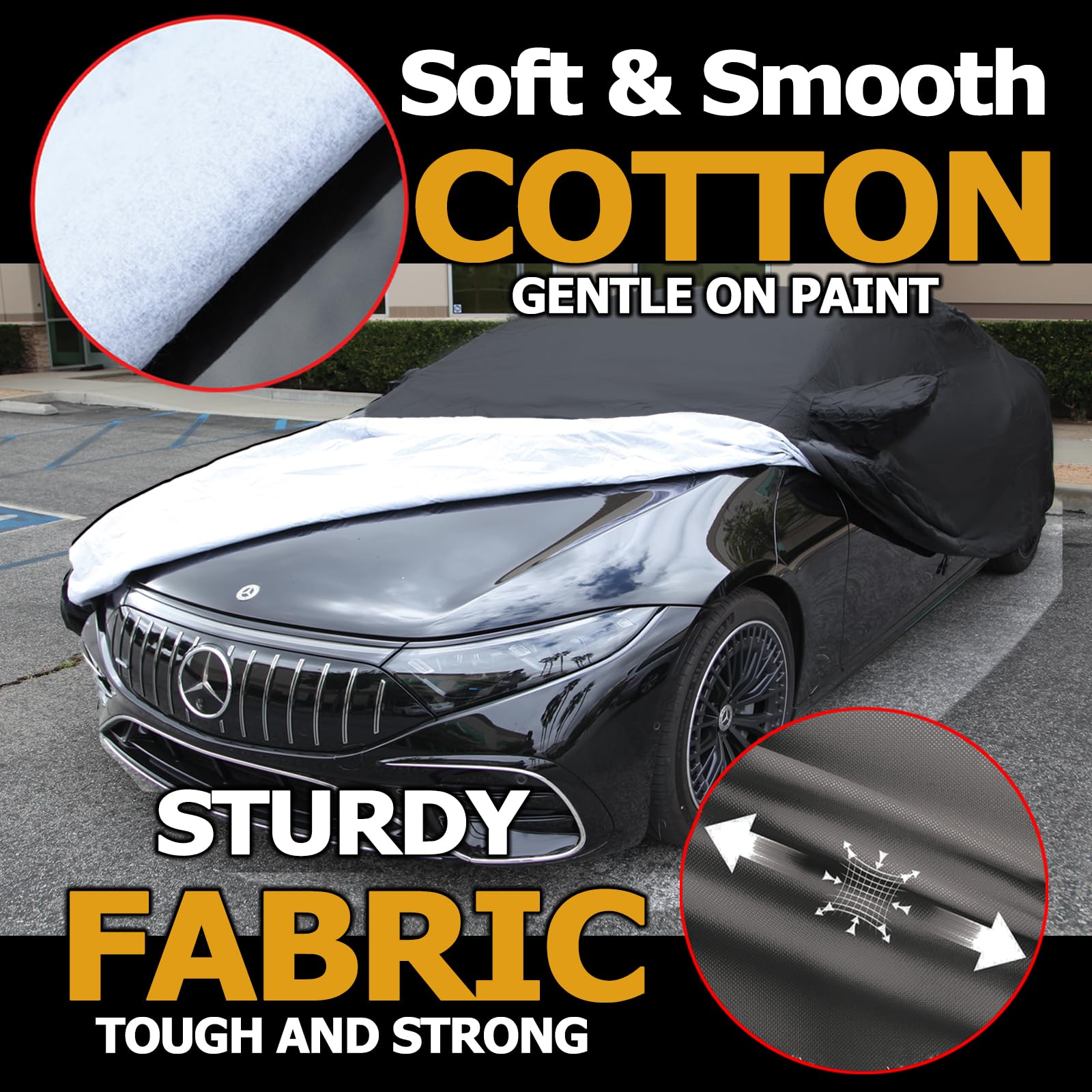 Premium Waterproof Car Cover for Lexus LC500/LC500H (2018-2025) - XTREMECOVERPRO Diamond Series Black - All-Weather Protection for Indoor/Outdoor Use - Perfect for Parking, Travel & Long-Term Storage
