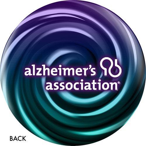 OnTheBallBowling Alzheimer's Association The Longest Day Bowling Ball - Perfect for Charity Events, Fundraisers & Bowling Tournaments