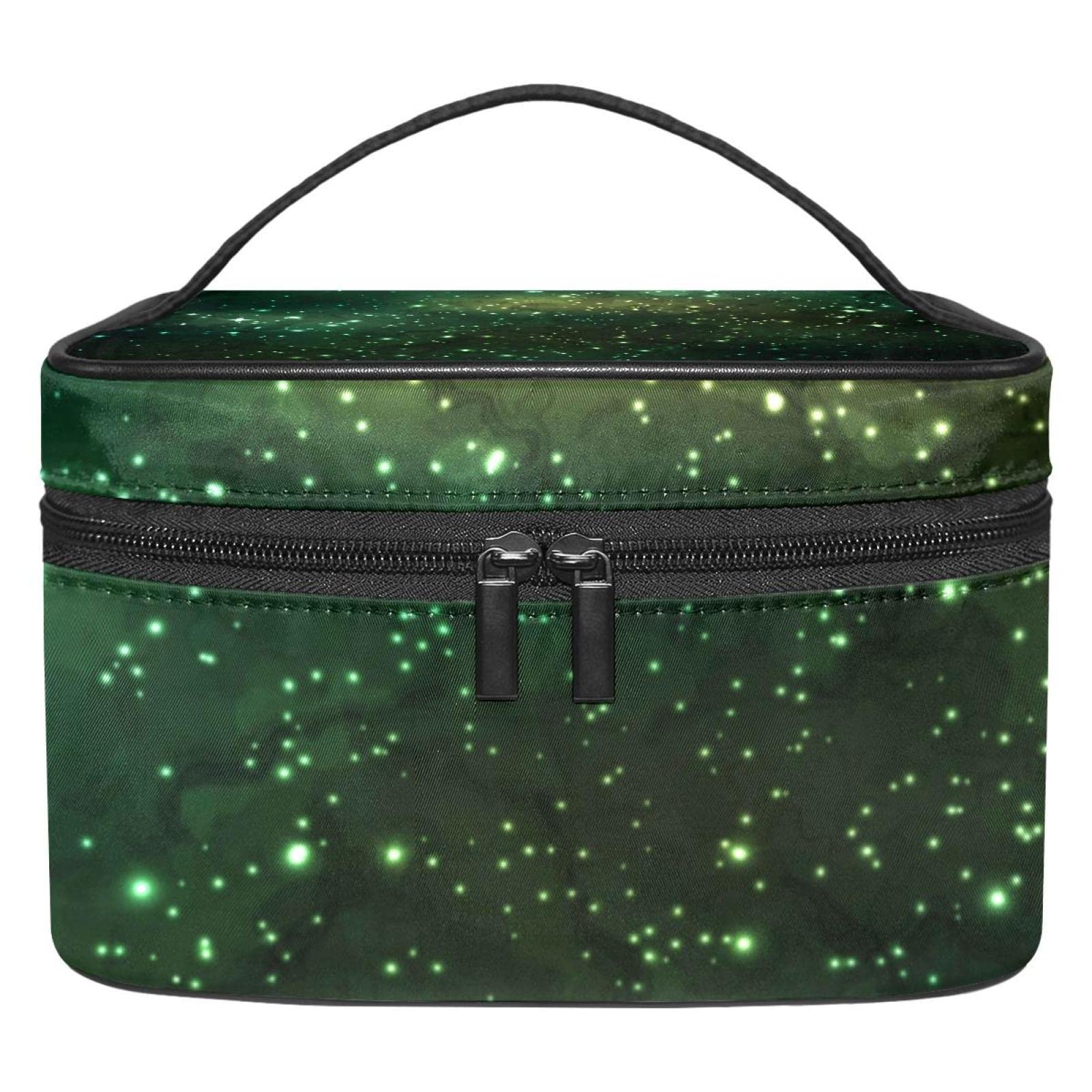 Galaxia Makeup Bag for Women & Girls - Waterproof Travel Cosmetic Organizer with Zipper Pouch | Perfect for Gym, Vacation & Daily Essentials Storage