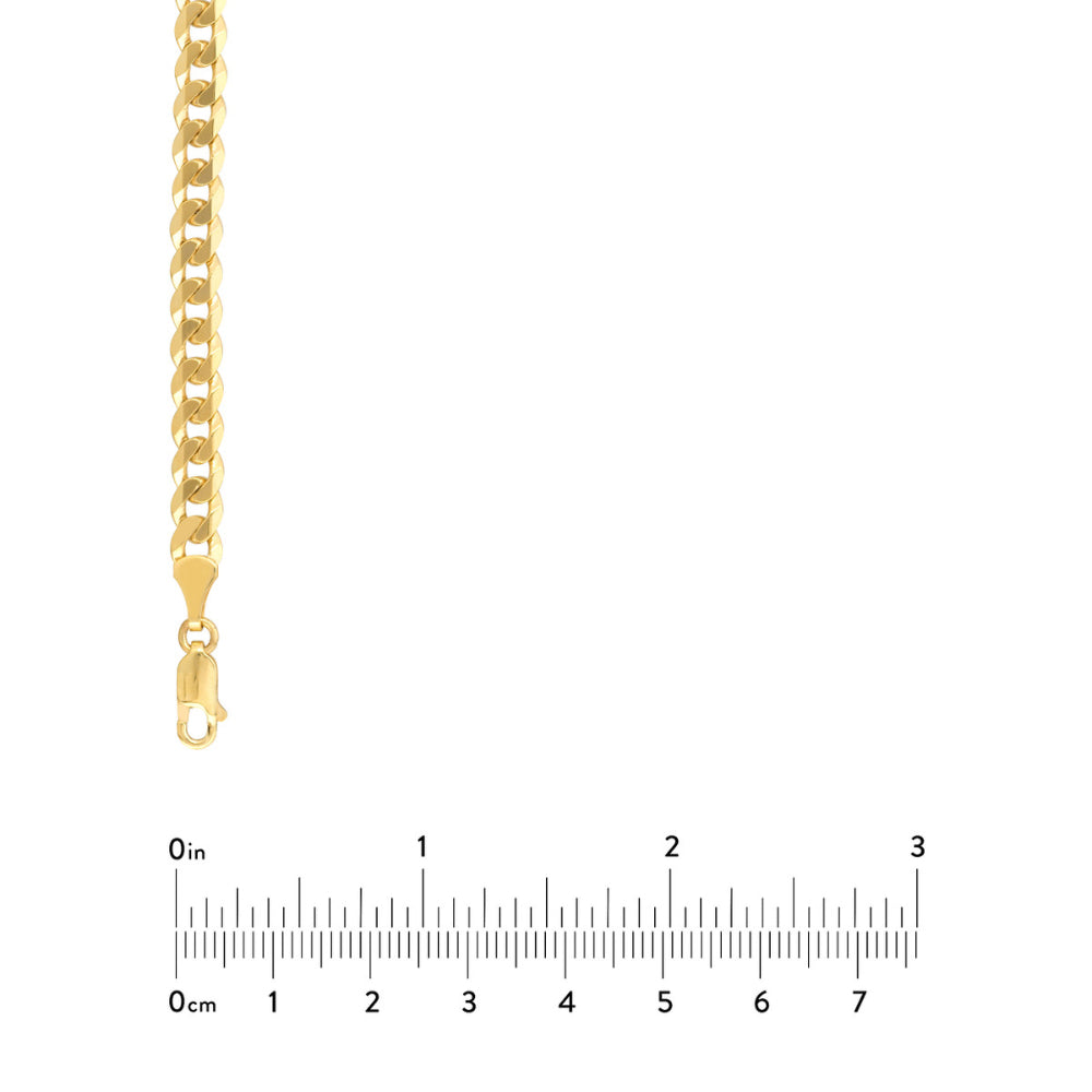 14K Gold Cuban Link Chain Necklace for Men & Women - 22