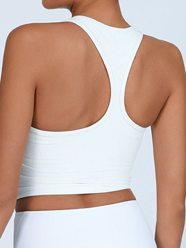 ZASUWA Women's Sexy U Neck Backless Tank Top - Perfect for Summer, Beach, and Night Out