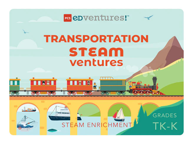 Transportation STEAMventures - Educational STEM Toy for Kids, Learning Science & Engineering Through Play - Perfect for Classroom & Home Activities