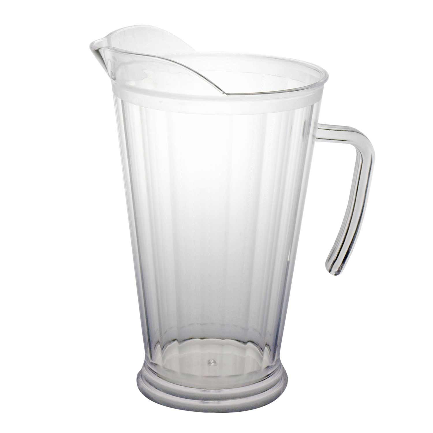 60oz Clear Plastic Pitcher - Party Essentials (6-Pack) for Drinks & Events