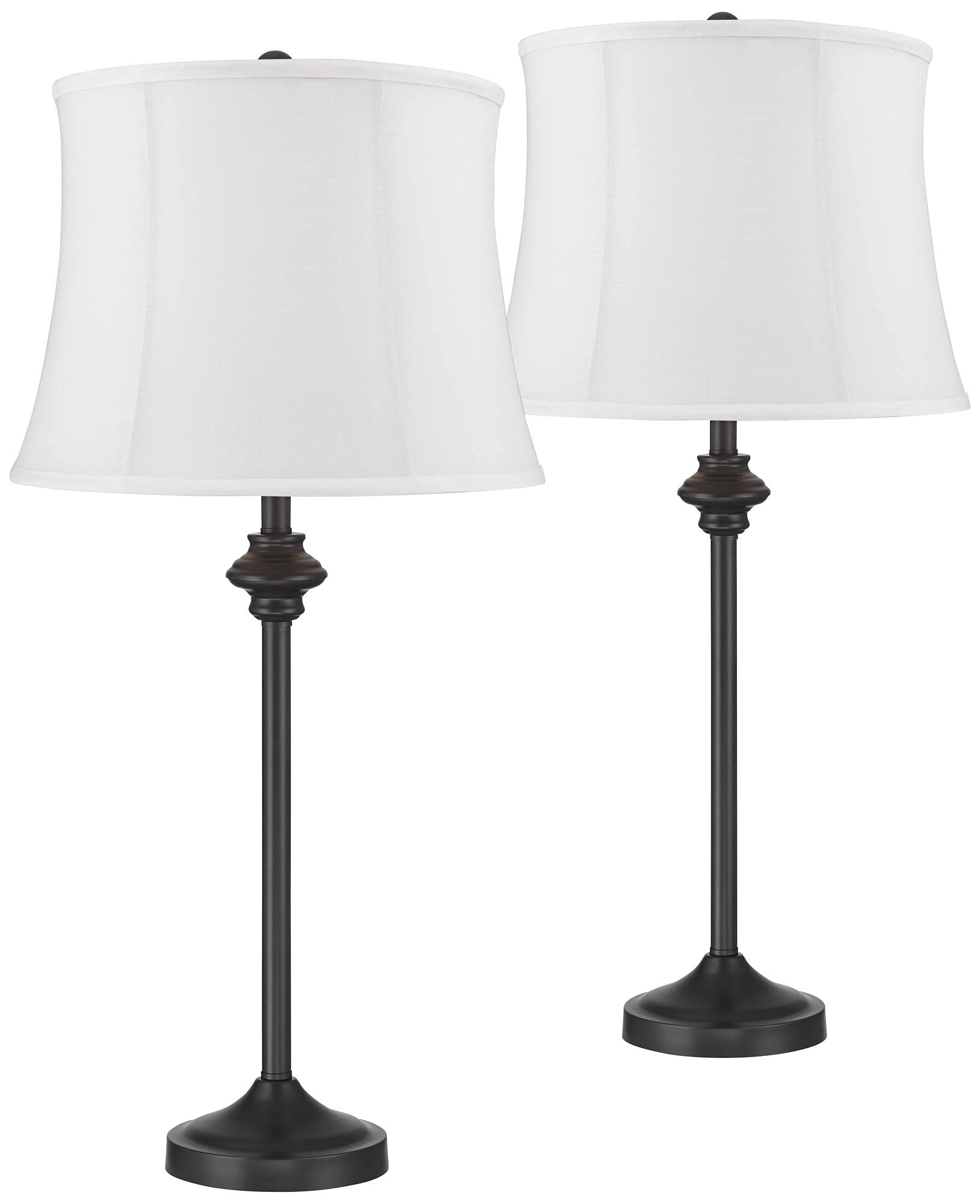 360 Lighting Lynn Modern Industrial Buffet Table Lamps Set of 2 - 26