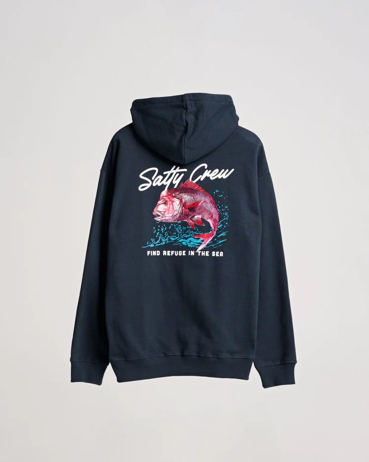 Salty Crew Snapper Hood - Men's Lightweight Fishing Hoodie for Outdoor & Water Sports - Perfect for Boating, Surfing, and Beach Activities