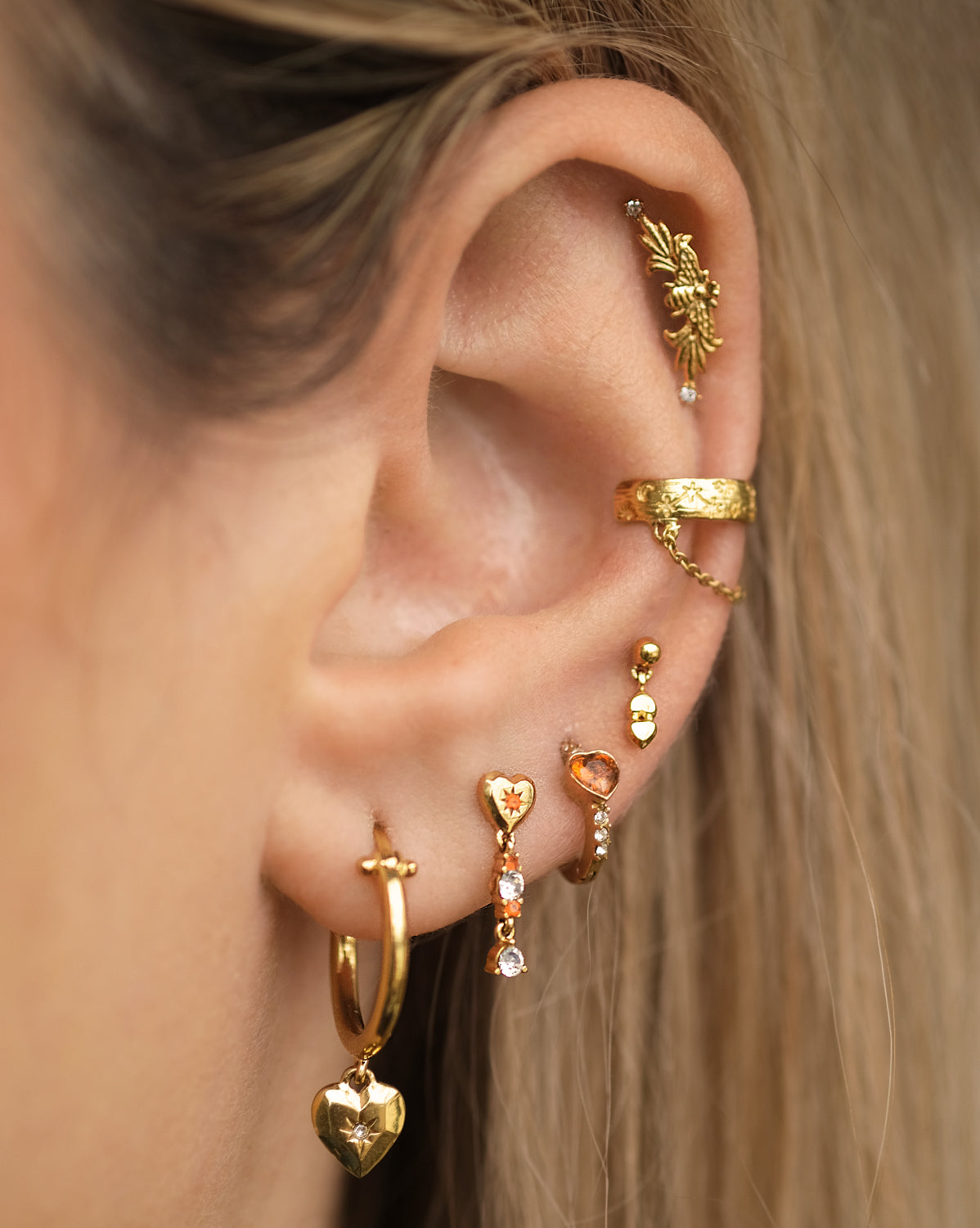 Stylish Aiko Hoops Set - Trendy Gold & Silver Hoop Earrings for Women - Perfect for Everyday Wear, Parties & Gifts