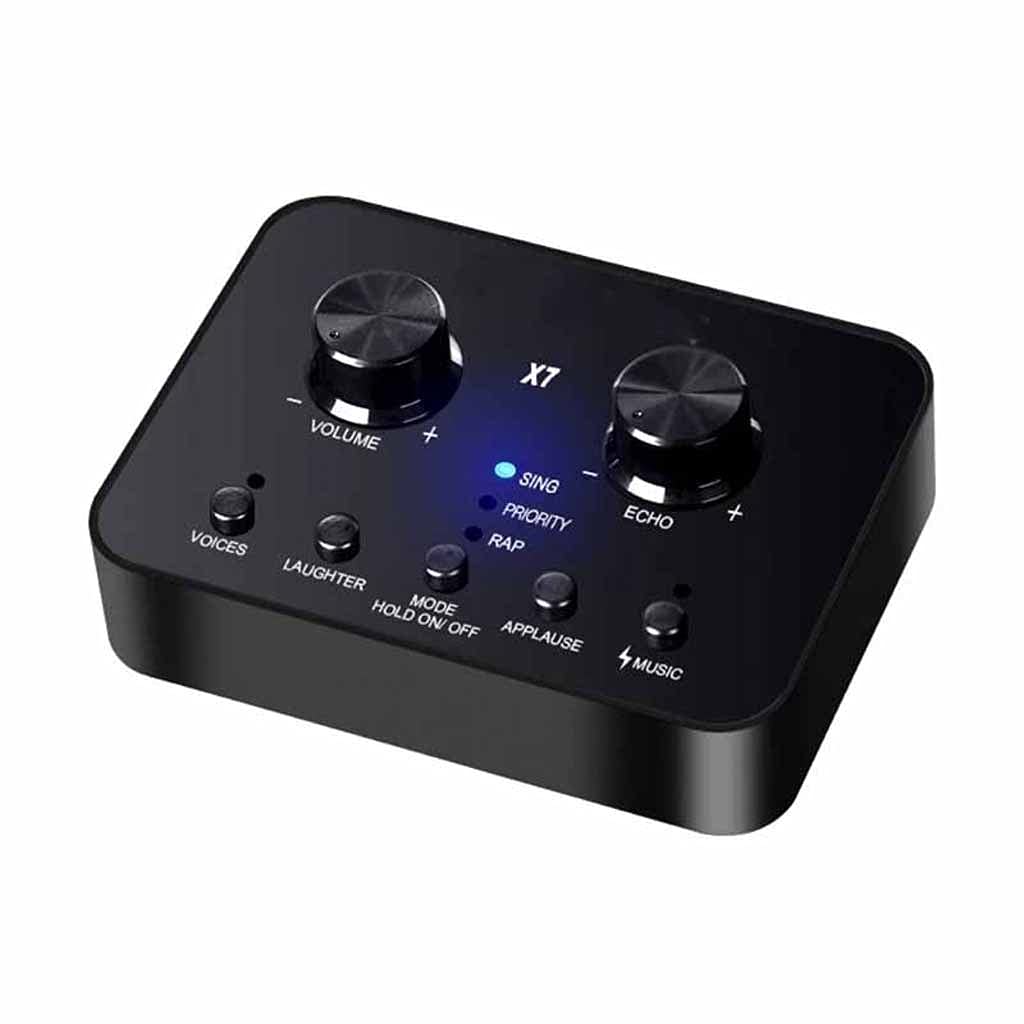 External USB Sound Card with Headset Microphone - Professional Audio Interface for Webcasting, Live Streaming & Voice Changing | Perfect for Podcasting, Gaming & Online Meetings