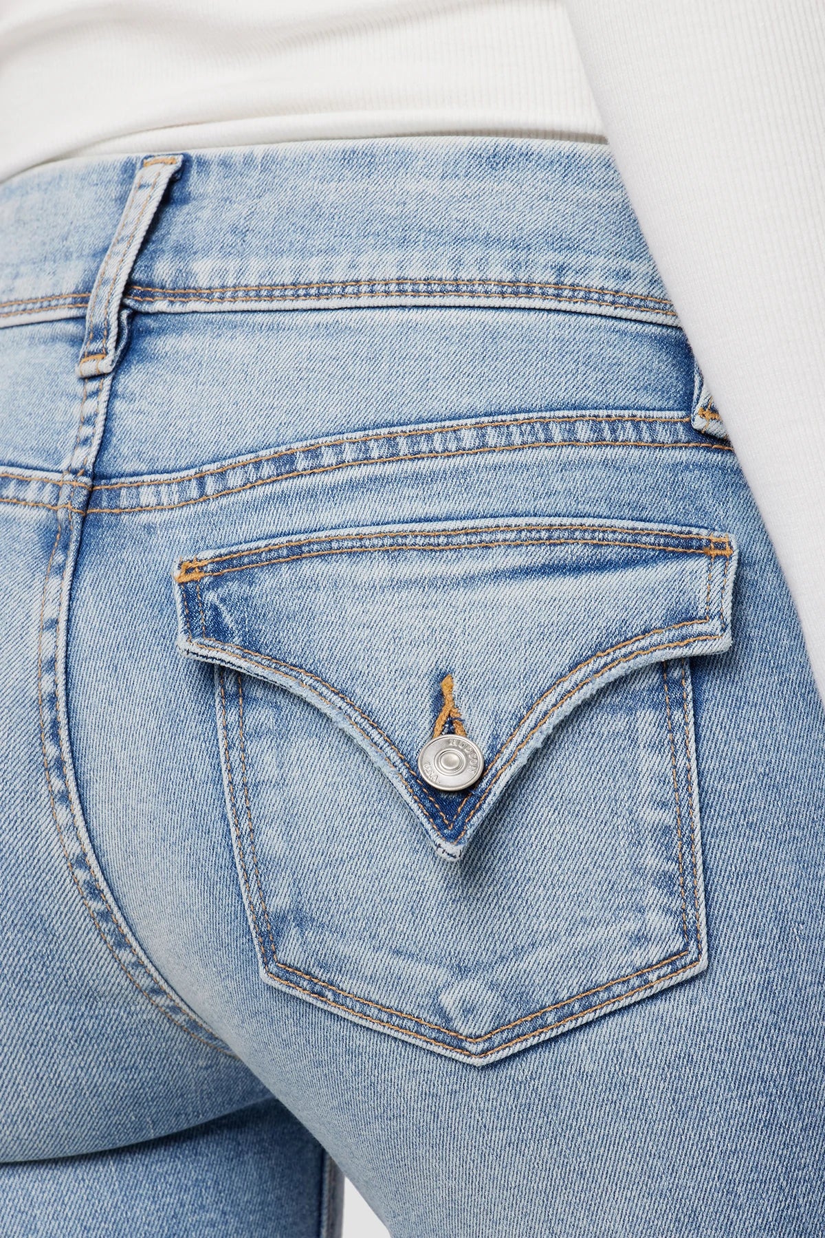 Beth Mid Rise Baby Bootcut Motion Jeans for Women - Comfortable Stretch Denim Pants for Casual Wear & Everyday Outfits