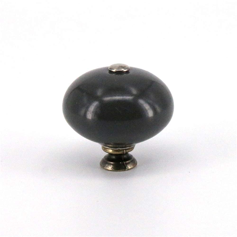 Vintage Ceramic Cabinet Knobs - Round Ceramic Door Knobs & Drawer Pulls for Wardrobe, Cupboard, Furniture - Elegant Ball Handle for Home Decor & DIY Projects