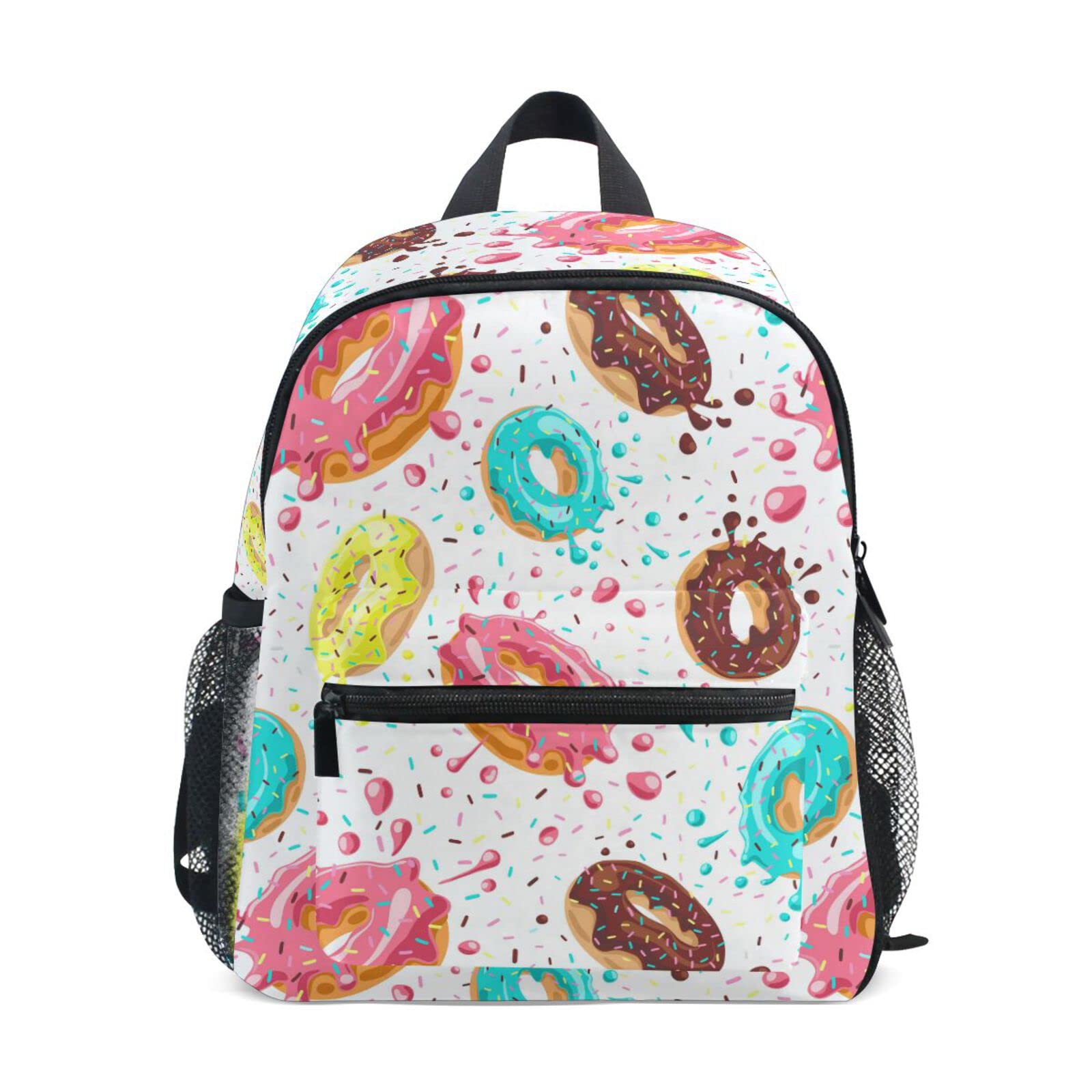 Viio Donuts Color Toddler Backpack for Girls & Boys - Waterproof Kids School Backpack with Adjustable Chest Strap - Perfect for Preschool, Daycare & Travel (21300780)