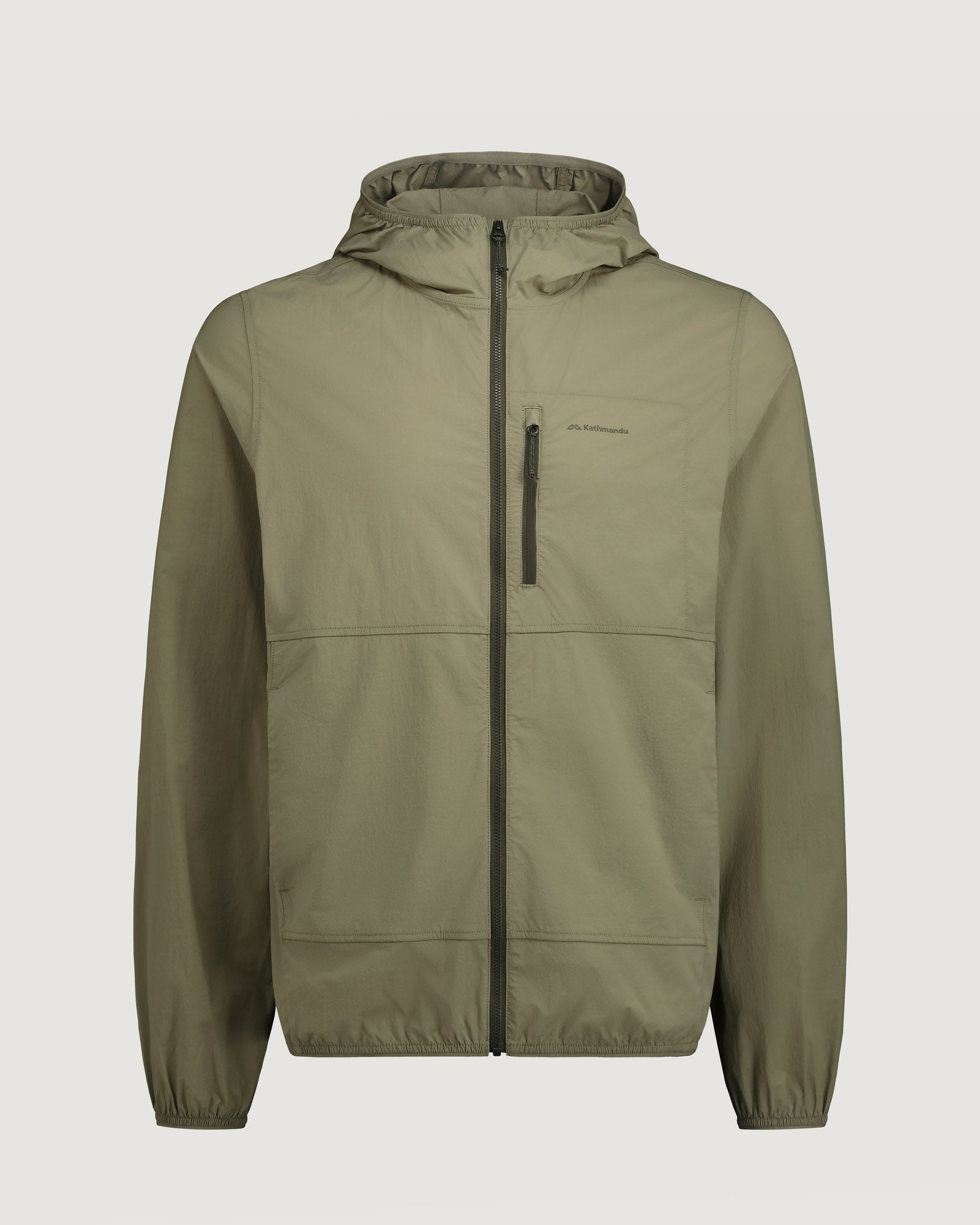 Men's EVRY Where Stretch Windbreaker Jacket - Lightweight Waterproof Outdoor Shell for Hiking, Running & Travel (Beech)