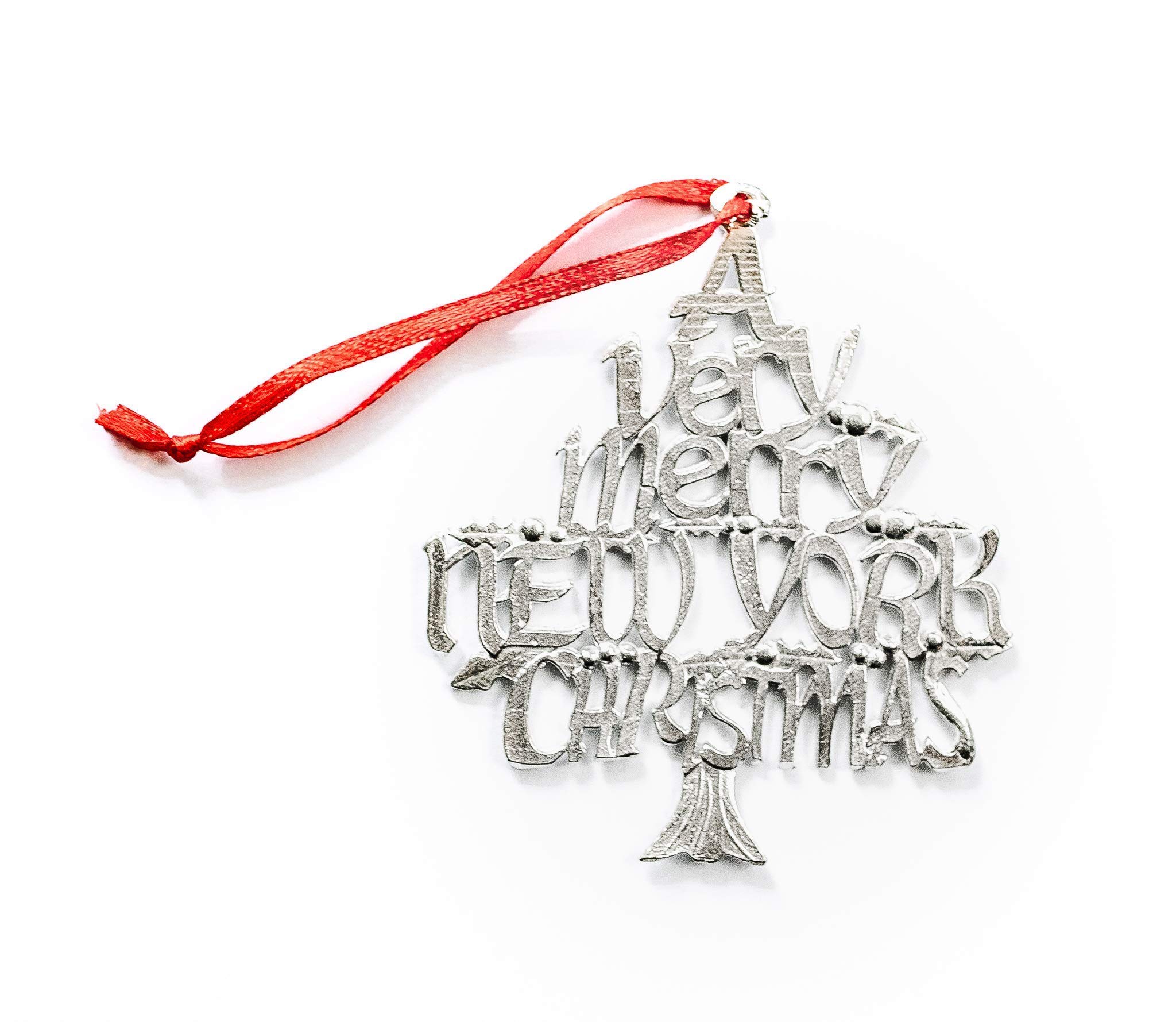 Handmade New York Christmas Ornaments - Unique Holiday Tree Decorations for Home, Office & Gifts | Perfect for Christmas Tree Decor, Holiday Parties & New York Souvenirs