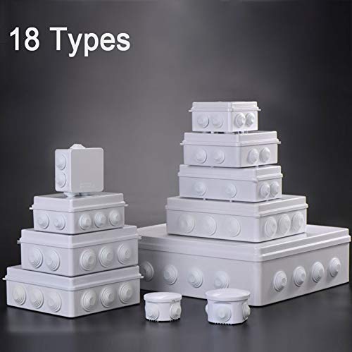 Waterproof IP55 Outdoor Electrical Junction Box 50x50mm for Electronics & Factory Use