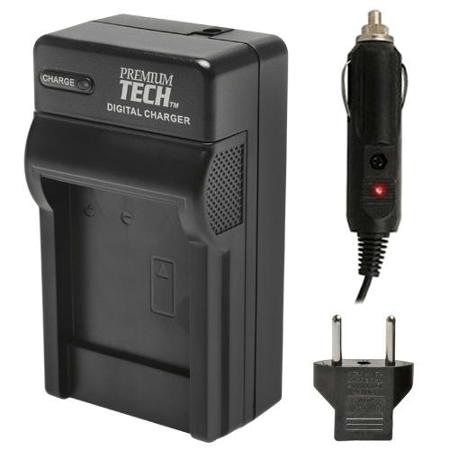 Premium Tech PT 72 Travel Charger for Canon NB-10L Battery - Compact & Fast Charging Solution for Canon Cameras on The Go, Perfect for Travel, Vlogging & Outdoor Photography