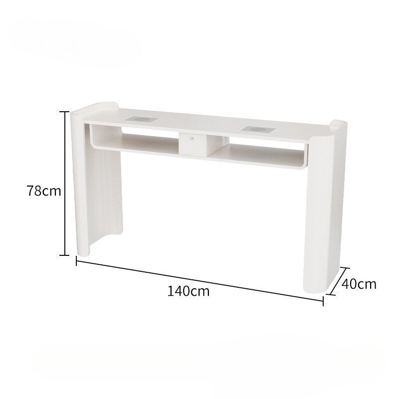 Professional Manicure Table with High-Power Dust Collector - Perfect for Nail Salons, Home Spa & Beauty Studios